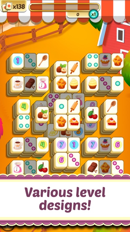 Mahjong Cupcake Bakery Puzzle