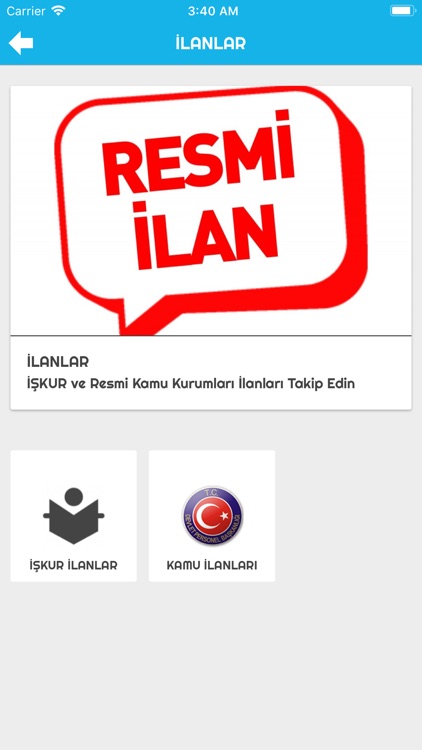 İŞKUR Bil - İlanlar