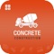 Calculate volumes for concrete slabs, walls, footers, columns, steps, curbs and gutters