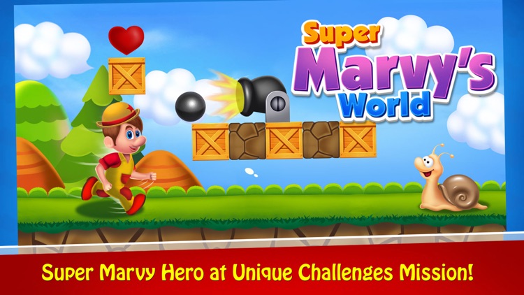 Super Marvy's World Jump & Run screenshot-0