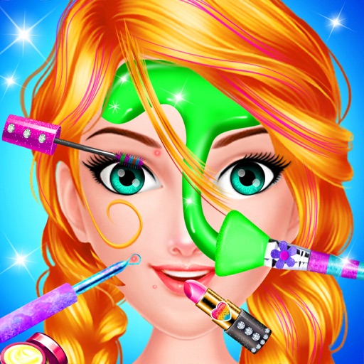 Girl Salon Makeover Artist Fun Icon