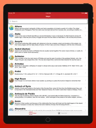 Screenshot 1 Mapas bíblicos 120 mapas iphone