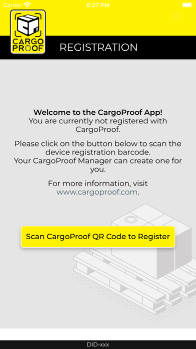 CargoProof screenshot 2