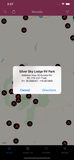 Nevada – Campgrounds, RV Parks(圖5)-速報App