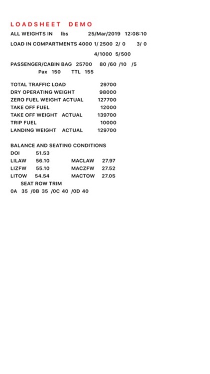 A320 Weight and Balance screenshot-3