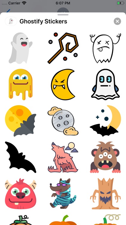 Ghostly Stickers