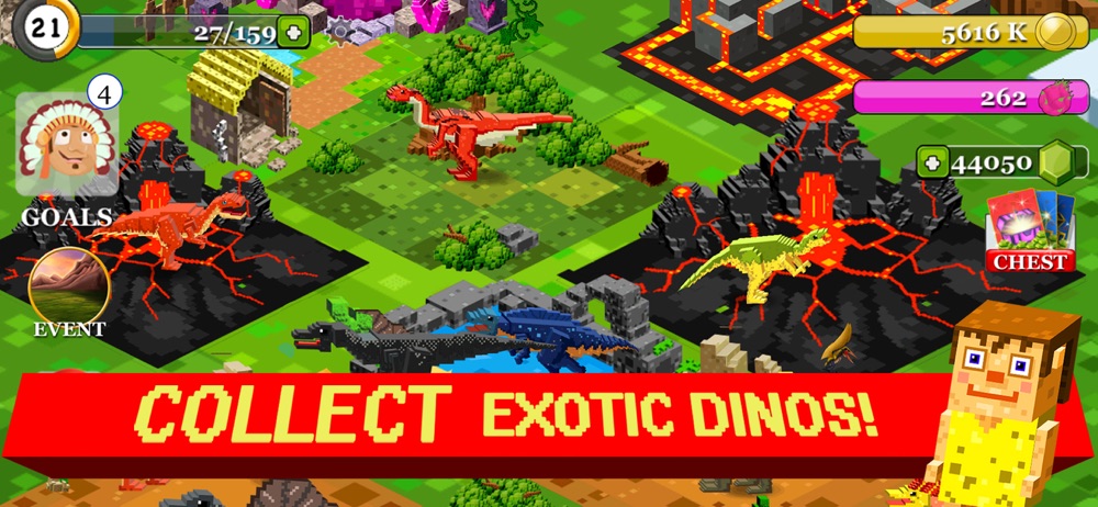 Jurassic Pixel Dinosaur Craft hack tool