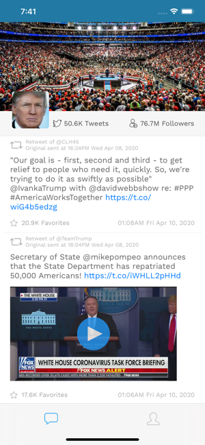 Pres. Trump's Tweets(圖1)-速報App