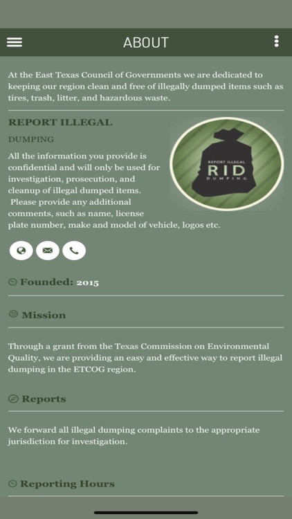 Report Illegal Dumping