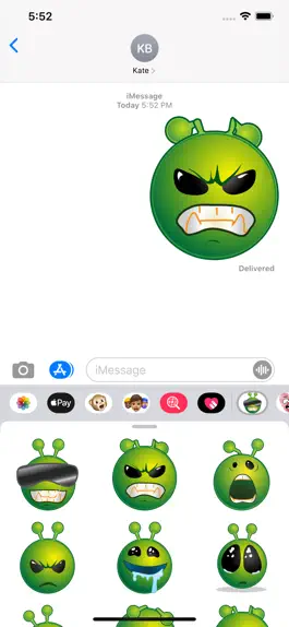 Game screenshot Alien Emoji Sticker-Pack mod apk