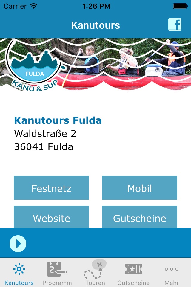Kanutours Fulda screenshot 2