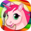 Icon Unicorns Coloring Book