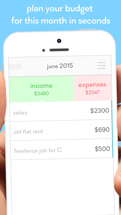 monthly - easy personal budget