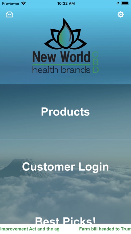 New World Health Brands CBD