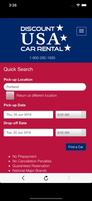 Discount USA Car Rental(圖1)-速報App