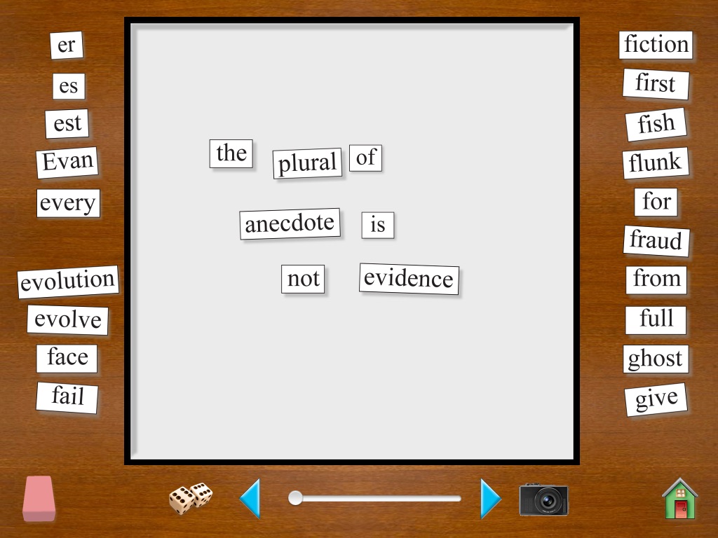 Word Magnets for Skeptics screenshot 3