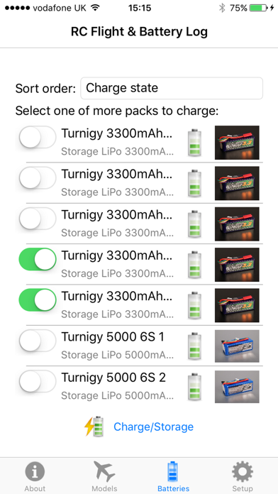 How to cancel & delete RC Flight and Battery Log from iphone & ipad 3