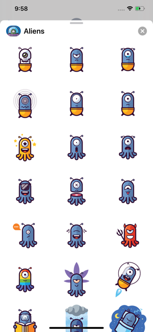 Aliens Emoji(圖2)-速報App