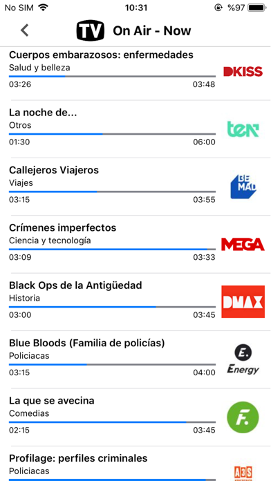 Spain TV Schedule & Guide screenshot 2