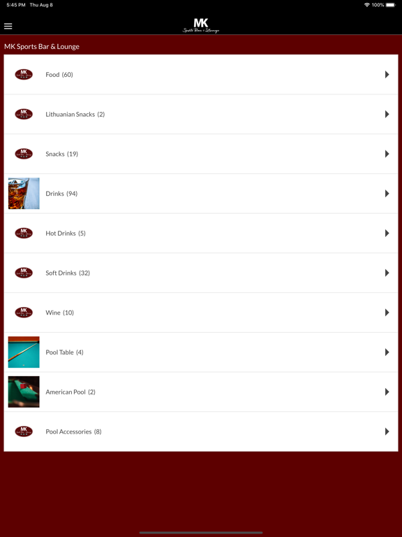 Screenshot #6 pour MK Sports Bar & Lounge