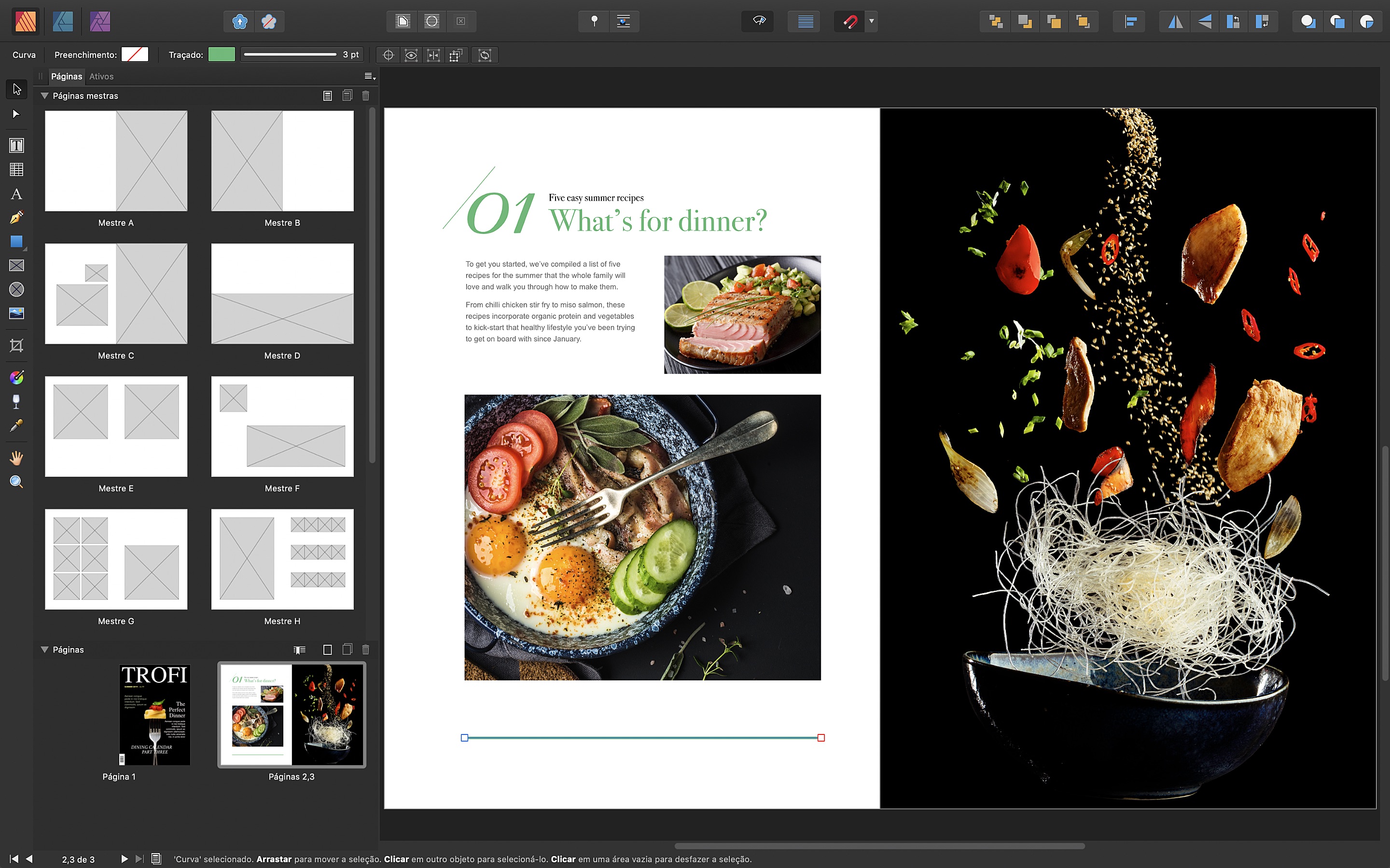 Screenshot do app Affinity Publisher