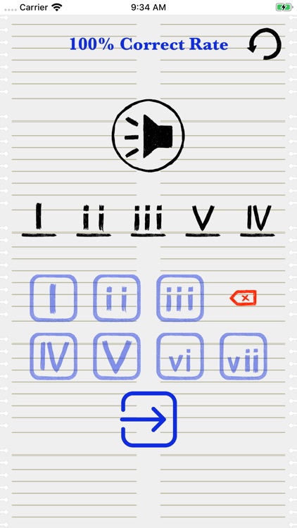 Chords progression trainer