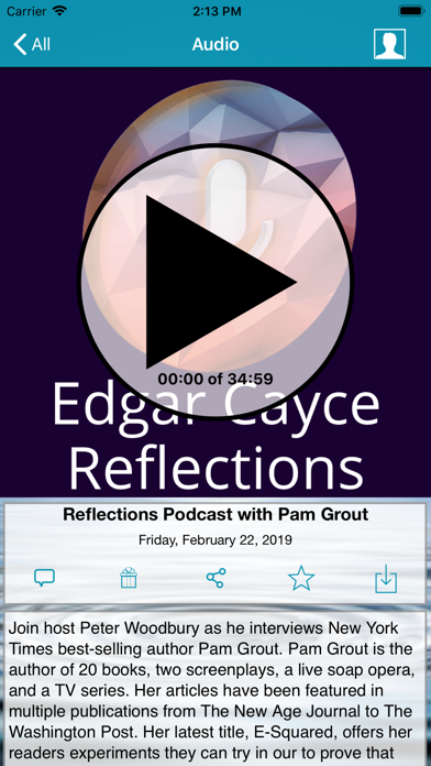 Edgar Cayce Reflections screenshot 3