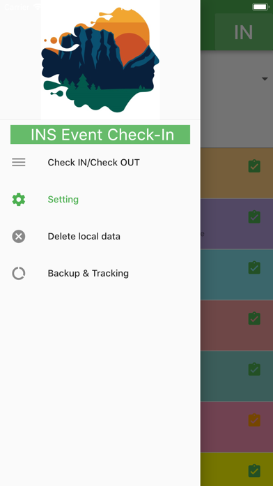 How to cancel & delete INS Event Check-in - Admin from iphone & ipad 1