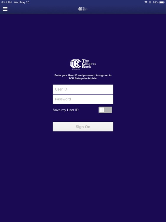 TCB Enterprise Mobile for iPad