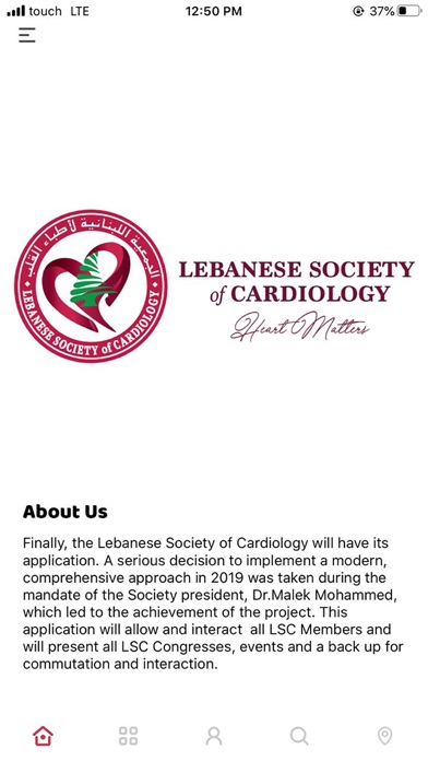 Lebanese Society of Cardiology screenshot 2