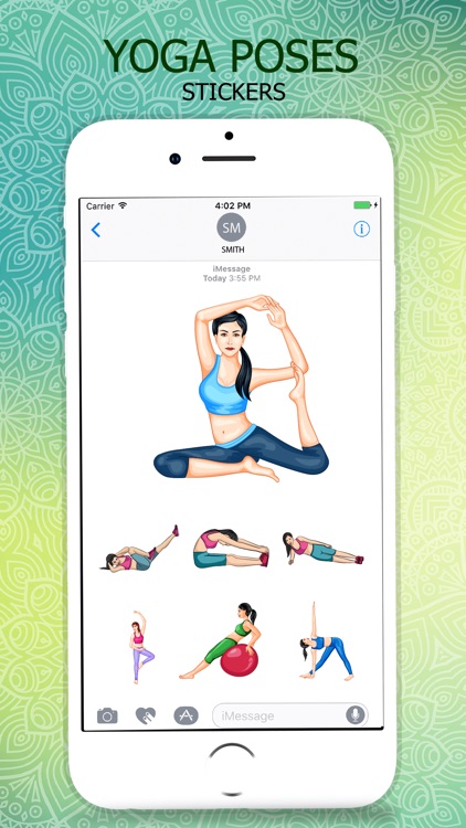 Yoga Poses Stickers Pack