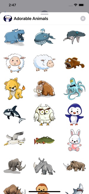 Adorable Animals Stickers(圖4)-速報App