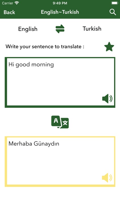 Eng to Turkish Translator