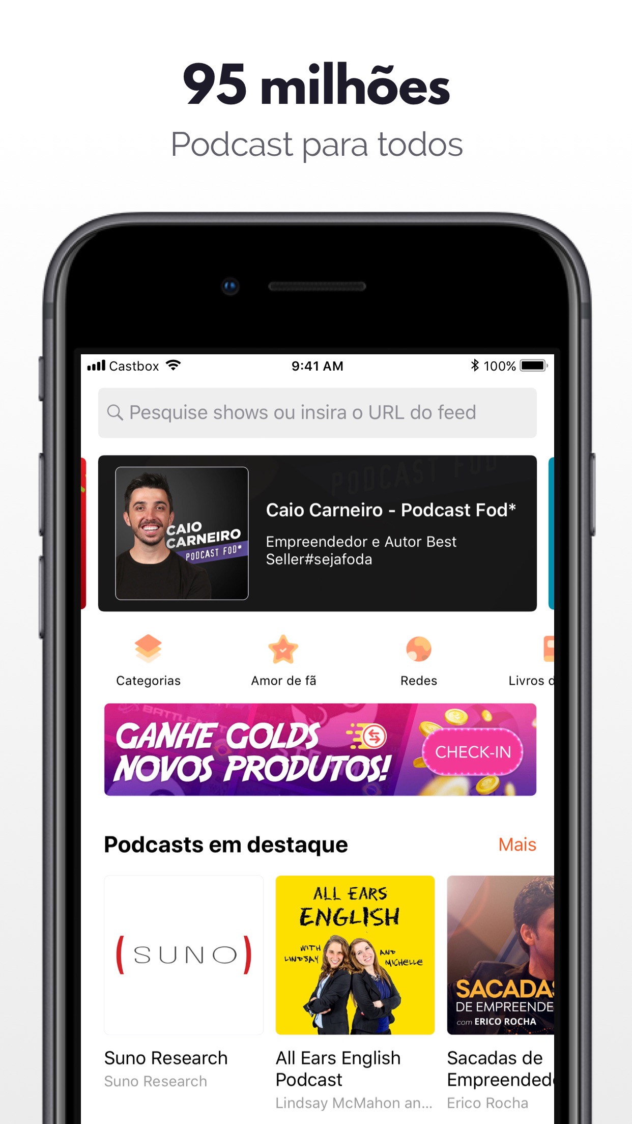 Screenshot do app Castbox
