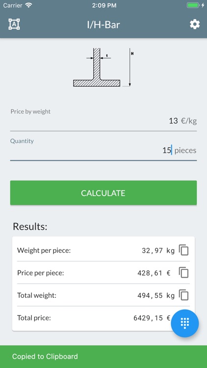 Metal Weight Price Calculator screenshot-3