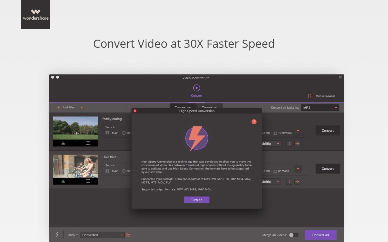Screenshot do app VideoConverterPro