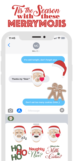 Santa - MerryMojis(圖3)-速報App