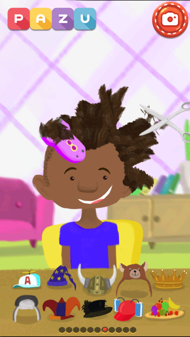 Hair salon games for toddlers screenshot 2