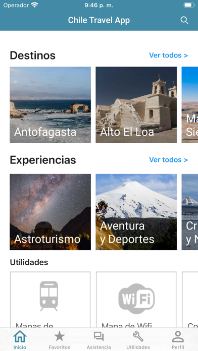 Chile Travel App screenshot 2