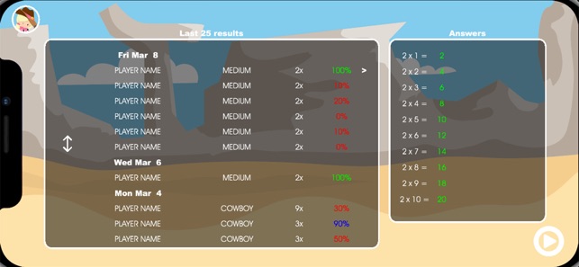 Times Tables Cowboy(圖5)-速報App