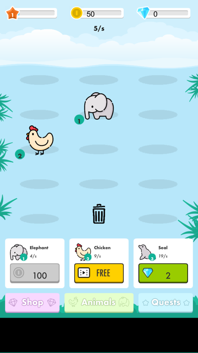 Merge Merge Animals screenshot 2