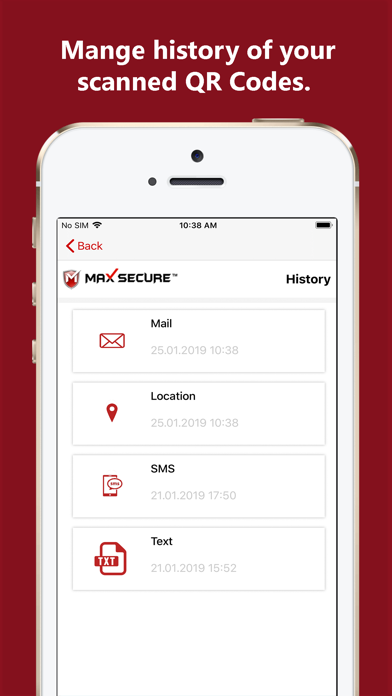 Max QR Code Scanner screenshot 2