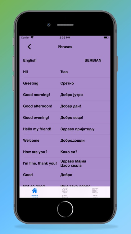 SERBIAN-Knowledge