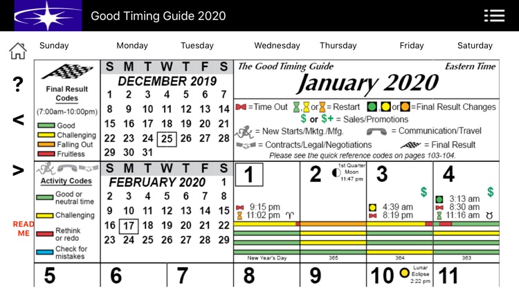 Good Timing Guide 2020