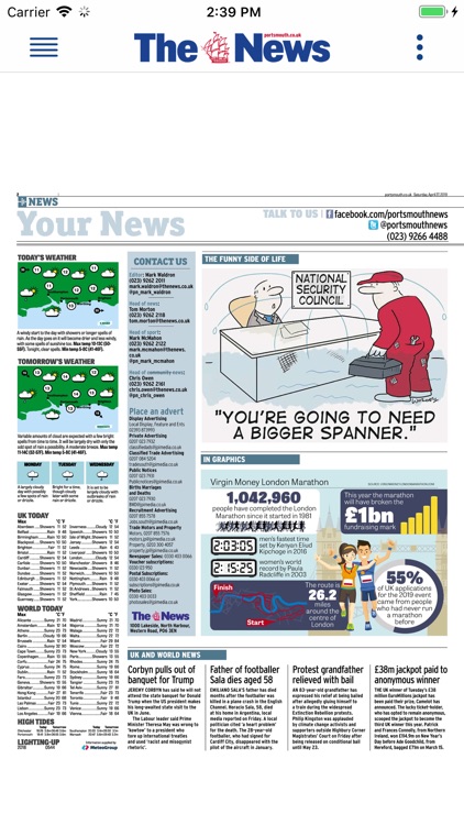 The Portsmouth News Newspaper