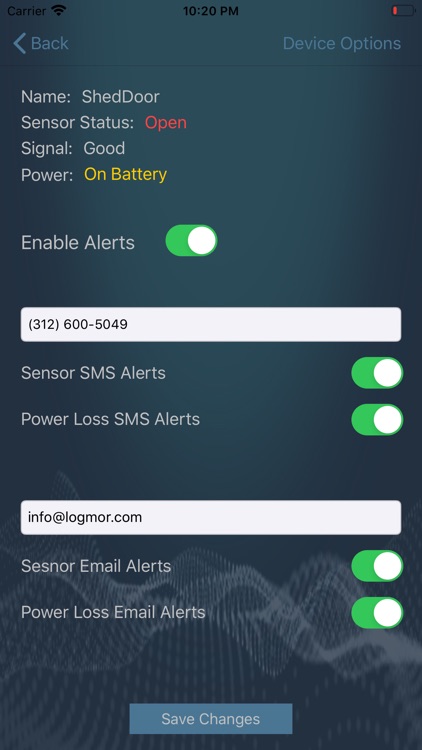 Cellular Alarm Contact Sensor screenshot-3