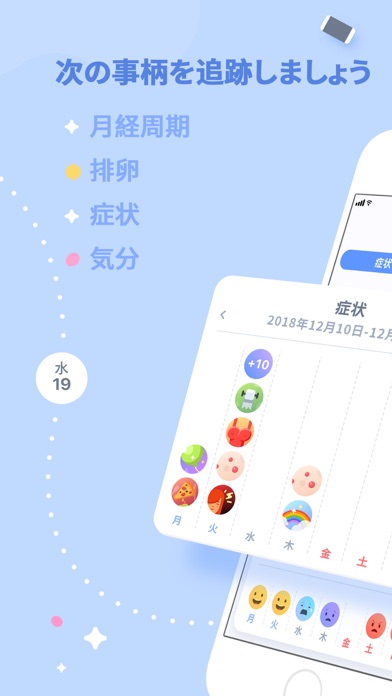 Paloma－生理周期、排卵日予想 screenshot1
