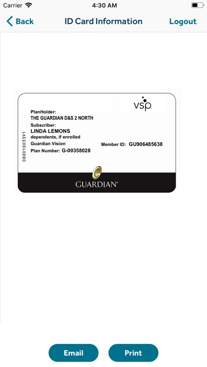 GUARDIAN® Providers & ID Card screenshot-5