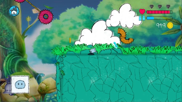 Jumping Slime 2D Platform Game screenshot-5