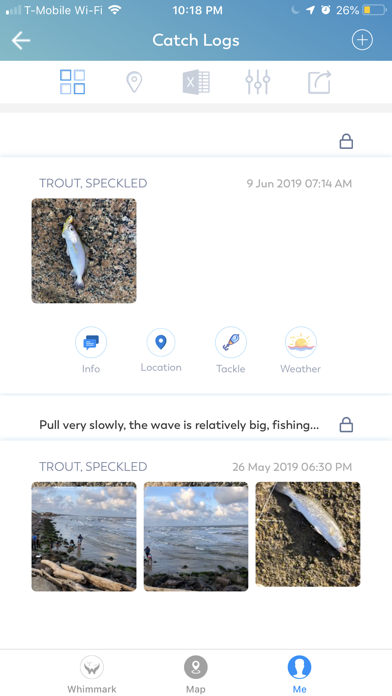 Whimmark – fishing social app screenshot 4